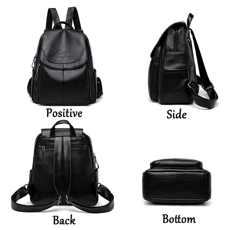 Leather Backpack Vintage - Sac à dos vintage en cuir
