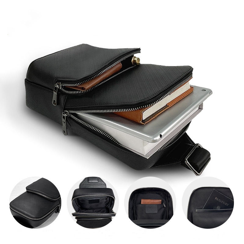 Leather Backpack Vintage - Sac à bandoulière en cuir véritable