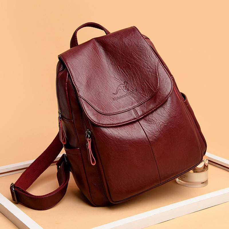 Sac à dos vintage en cuir soup - Leather Backpack Vintage avis et prix