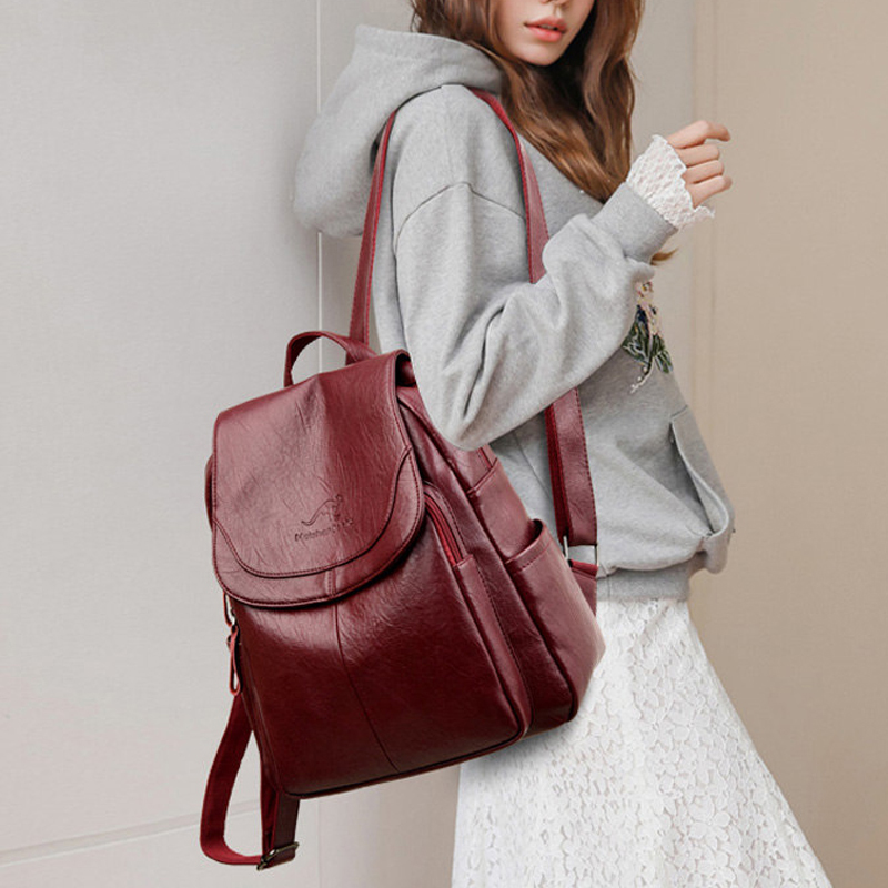 Sac à dos vintage en cuir soup - Leather Backpack Vintage avis et prix
