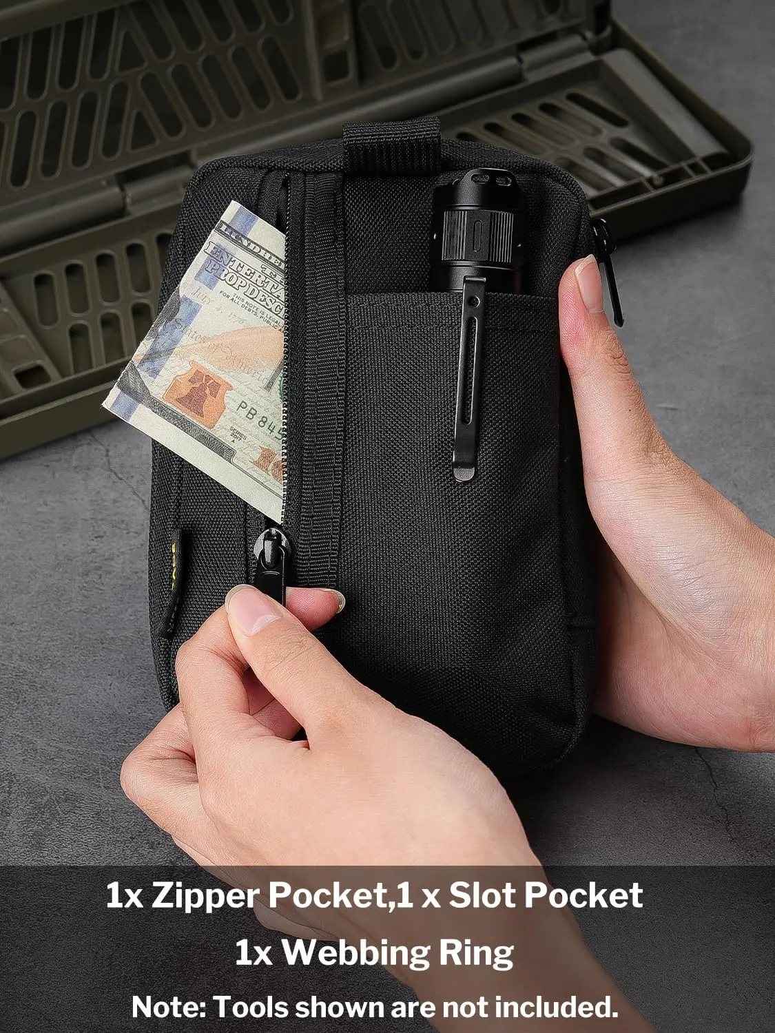 Pochette EDC VIPERADE VE32, Or - Backpack Insert Organizer avis et prix