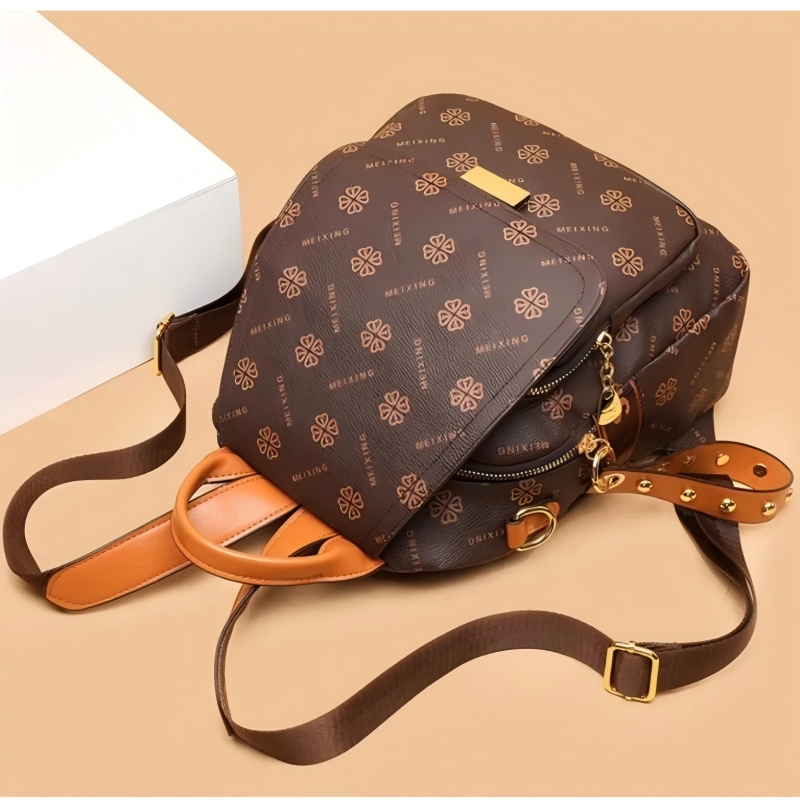 Sac à dos rétro imprimé pour f - Leather Backpack Vintage avis et prix