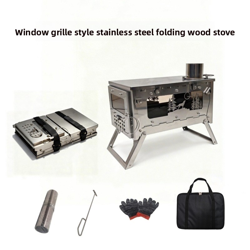 Poêle à bois pliable en acier  - Foldable Backpack Small avis et prix