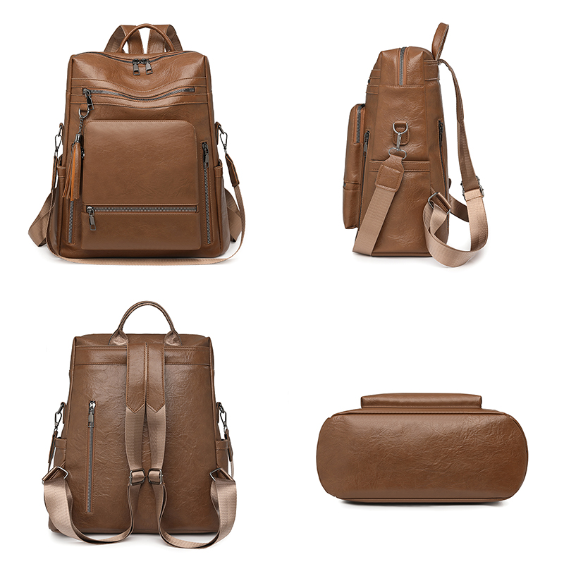 Ensemble de Sac à dos aspect c - Leather Backpack Vintage avis et prix